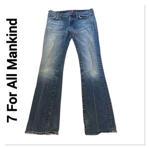 7 FOR ALL MANKIND Women's Flare Blue Jeans size 29